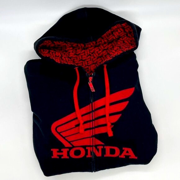 Factory Effex Officially Licensed Honda Men's Medium Zip-up Hoodie - Picture 2 of 7